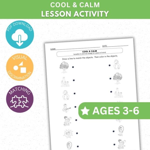 Cool & Calm Activity - Matching