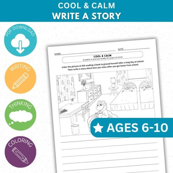 Cool & Calm Activity - Write a Story
