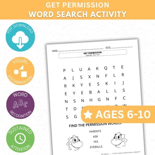 Get Permission Activity- Word Search