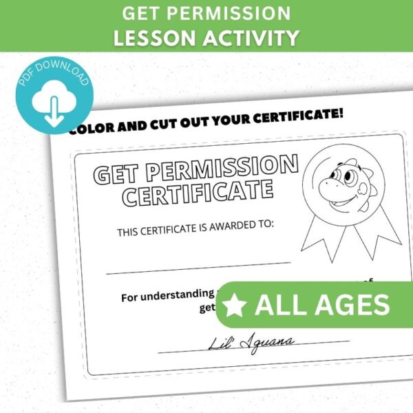 Get Permission Activity- Certificate