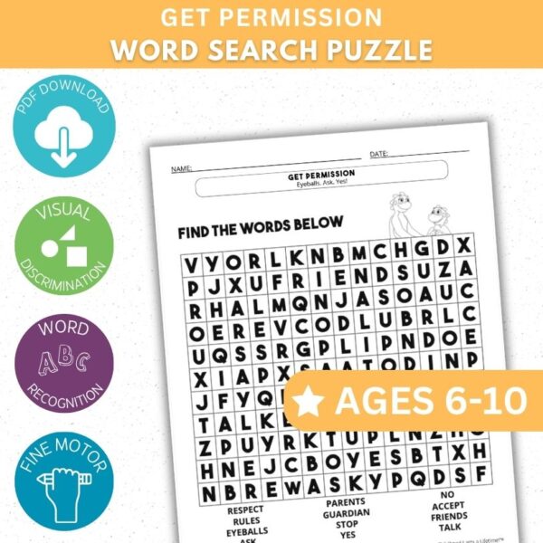 Get Permission Activity - Word Search