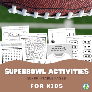 Super Bowl Printable Activity - Digital Bundle