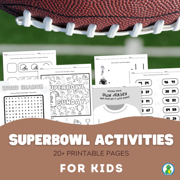 Super Bowl Printable Activity - Digital Bundle