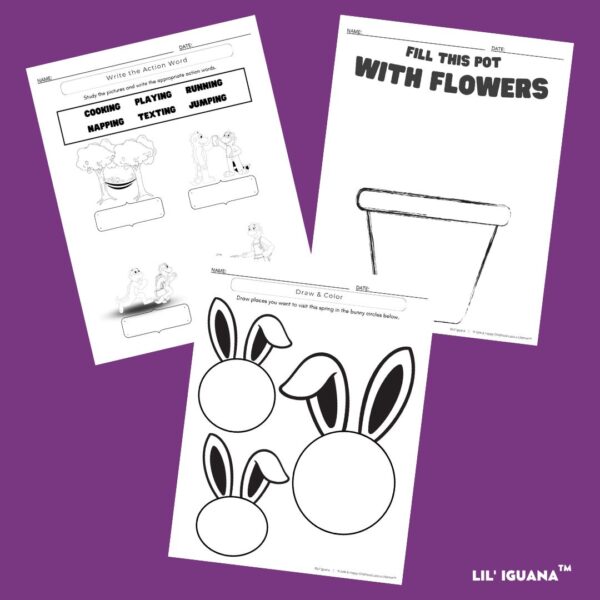 Spring into Easter Printable Activity - Digital Bundle - Image 2