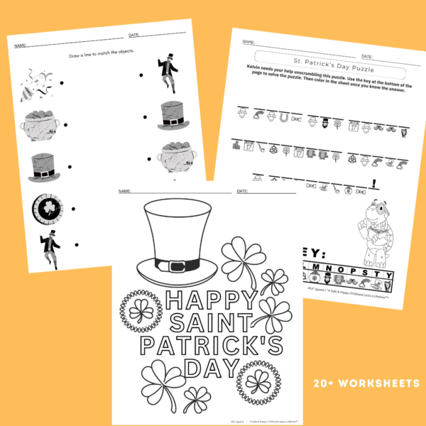 St. Patrick's Day Printable Activity - Digital Bundle - Image 3