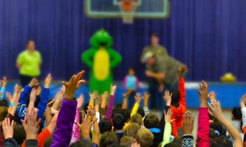 safety assembly in school for kids