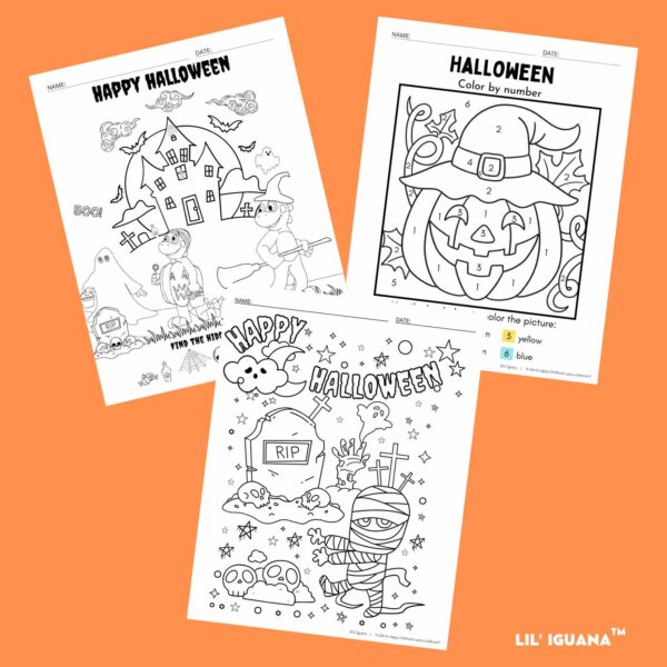 Spook-tacular Halloween Fun: Kid's Printable Activity Workbook - Image 4
