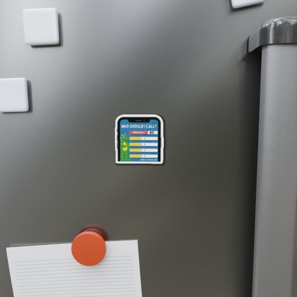 Emergency Contact: Die-Cut Magnets - Image 2