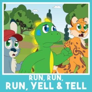 run run run yell and tell for kids