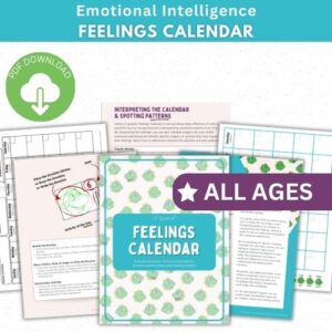 Feelings Calendar - Emotional Intelligence Printable Bundle