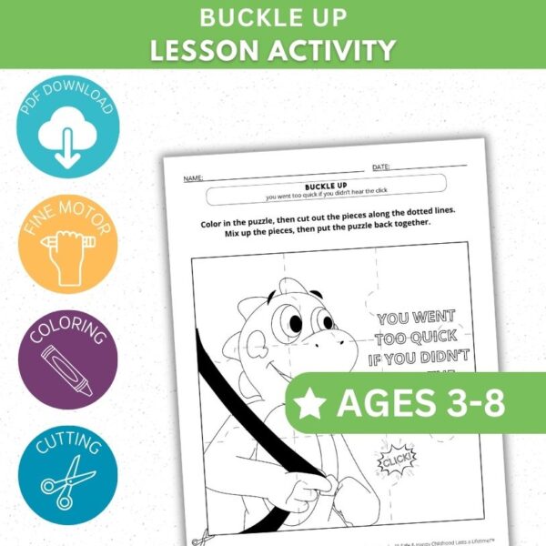 Buckle Up Activity - Puzzle