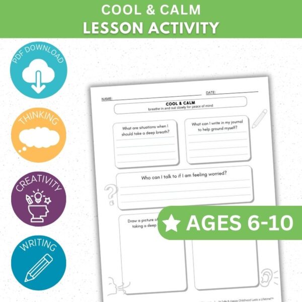 Cool & Calm Activity - Complete the Prompts